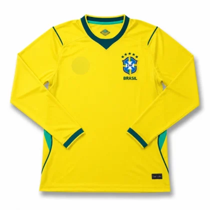 Brazil Home Full Sleeves World Cup 2026 (Premium Fan Version)