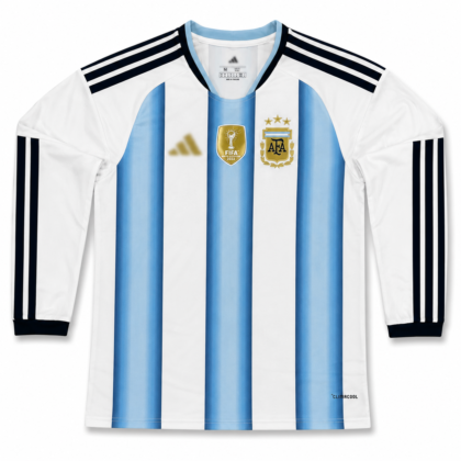argentina home full sleeves world cup 2026 (premium fan version)