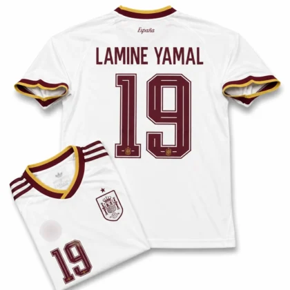 Spain Away Lamine Yamal 19 World Cup 2026 Jersey (Premium Fan Version)