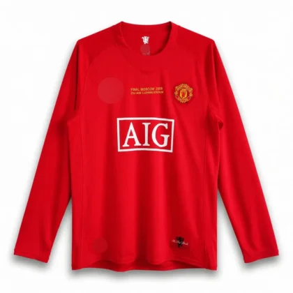 Retro Manchester United Full Sleeves Home 2007/08
