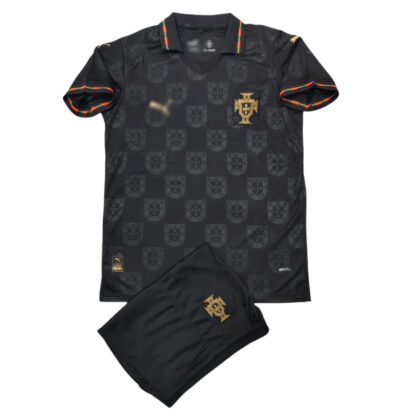 portugal sp eusabia black world cup 2026 (first quality fan version) with shorts