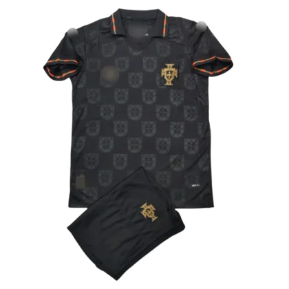 Portugal SP Eusabio Black World Cup 2026 (First Quality Fan Version) With Shorts