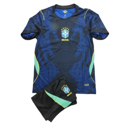 Brazil Away World Cup 2026 (First Quality Fan Version) With Shorts
