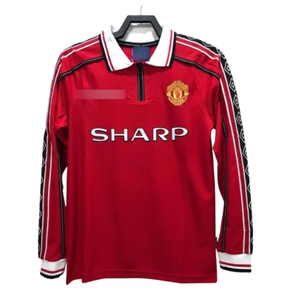 Retro Manchester United Home Full Sleeves 1998-99