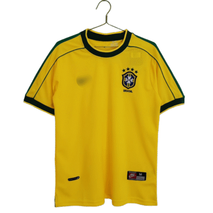 brazil home 1998 retro jersey (premium quality fan edition)