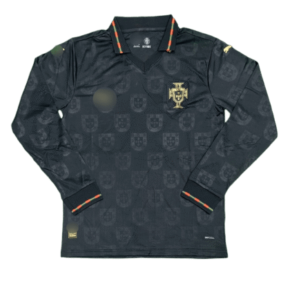 Football Jerseys Online India portugal eusébio black full sleeves (premium fan version)