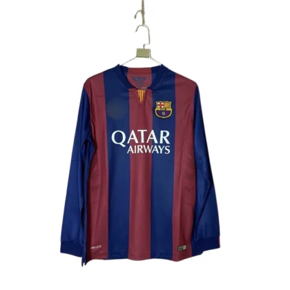 fc barcelona 2014 2015 home jersey long sleeve (retro fan version)