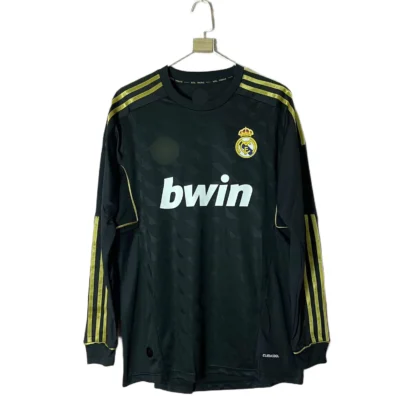 real madrid 2011 2012 away long sleeve home jersey (retro fan version)