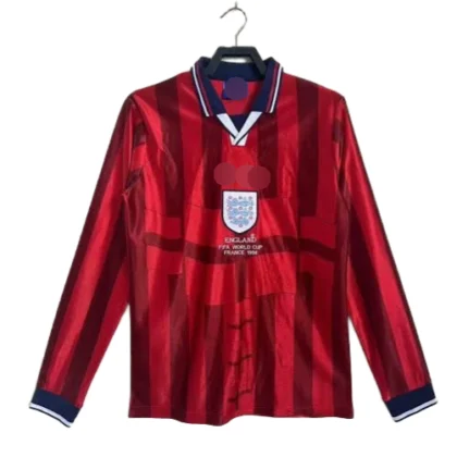 england 1998 world cup away long sleeve jersey (retro fan version)