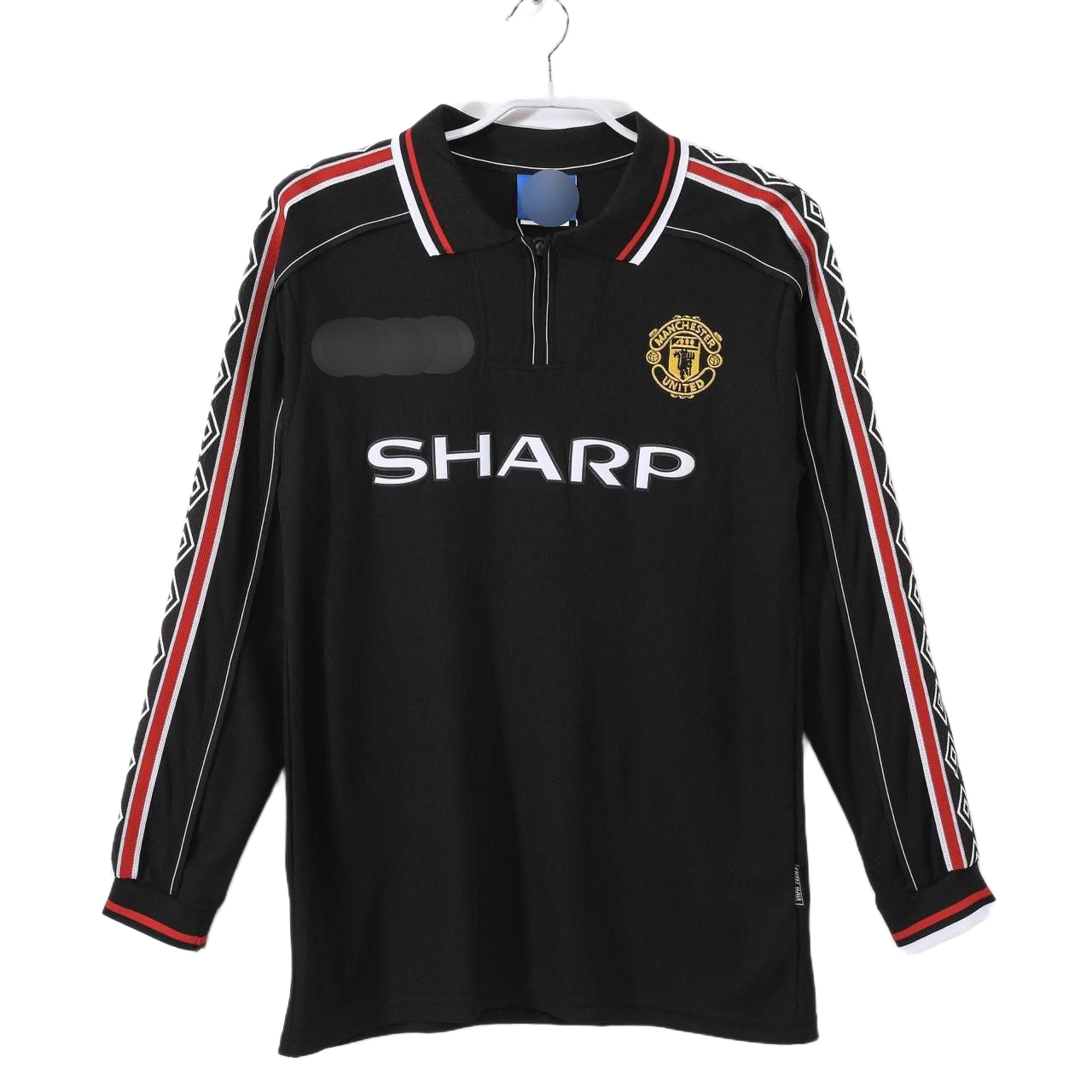 retro1998 99 manchester united third long sleeve (retro fan version)