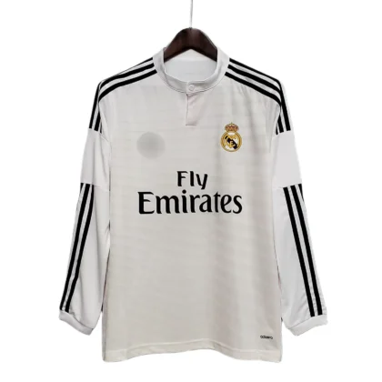 real madrid 2014 15 home jersey long sleeve (retro fan version)