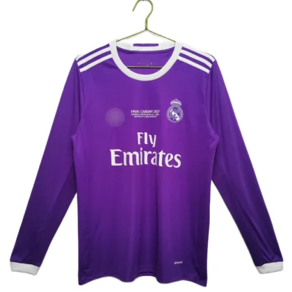 real madrid away 2014/2015 long sleeve (retro fan version)
