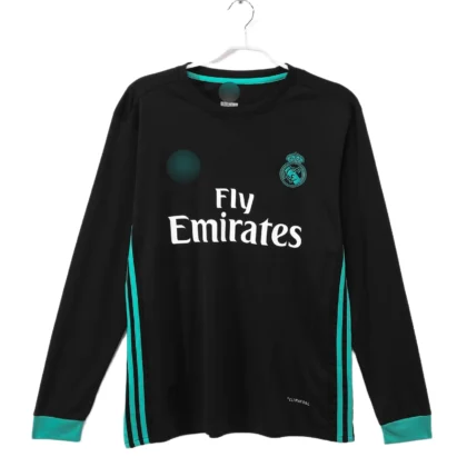 real madrid away 2017 18 long sleeves (retro fan version)