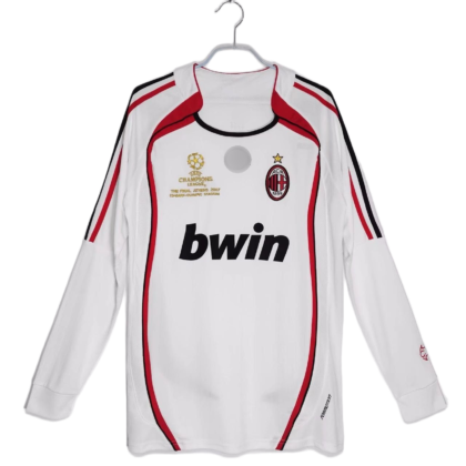 ac milan long sleeve 2006/07 away (retro fan version)