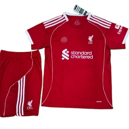 2025/26 Liverpool Home (First Quality Set) With Shorts