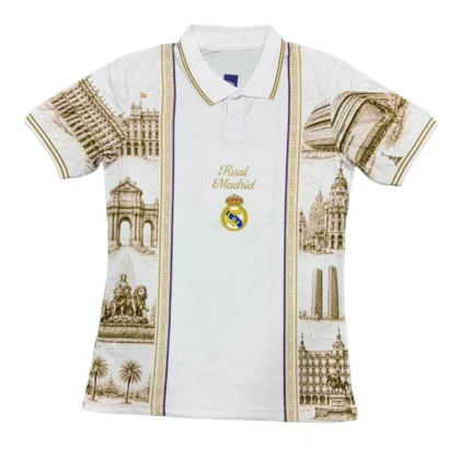 Real Madrid Heritage Toile de Jouy Polo | MonthJoy Jersey