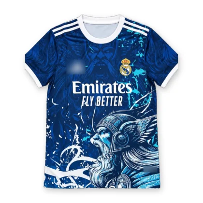 Real Madrid Blue Viking Special Edition Jersey (Premium Fan Version)