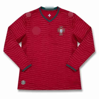 Portugal Home Full Sleeves World Cup 2026 Jersey (Premium Fan Version)