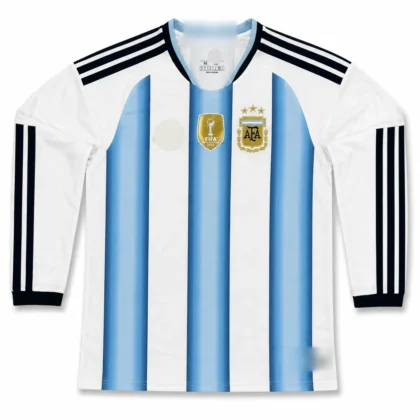 Argentina Home Full Sleeves World Cup 2026 Jersey (Premium Fan Version)