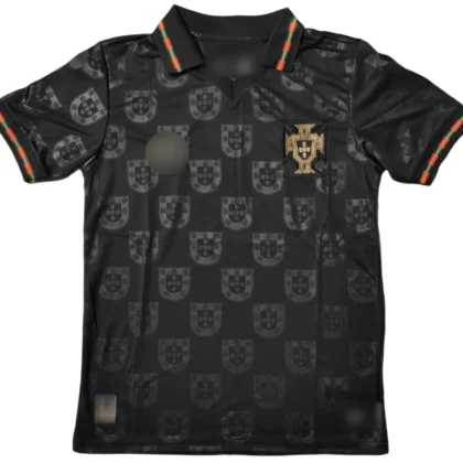 Portugal Eusébio Black Jersey (Premium Fan Version)