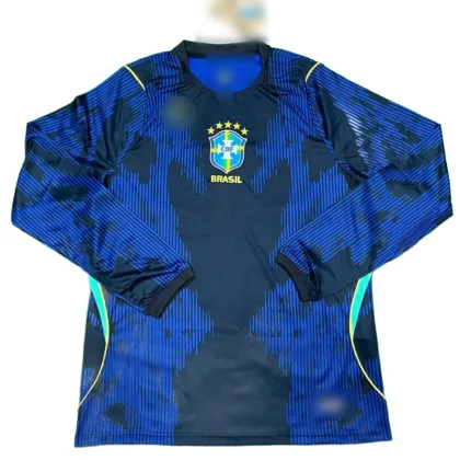Brazil Away Full Sleeves World Cup 2026 Jersey (Premium Fan Version)
