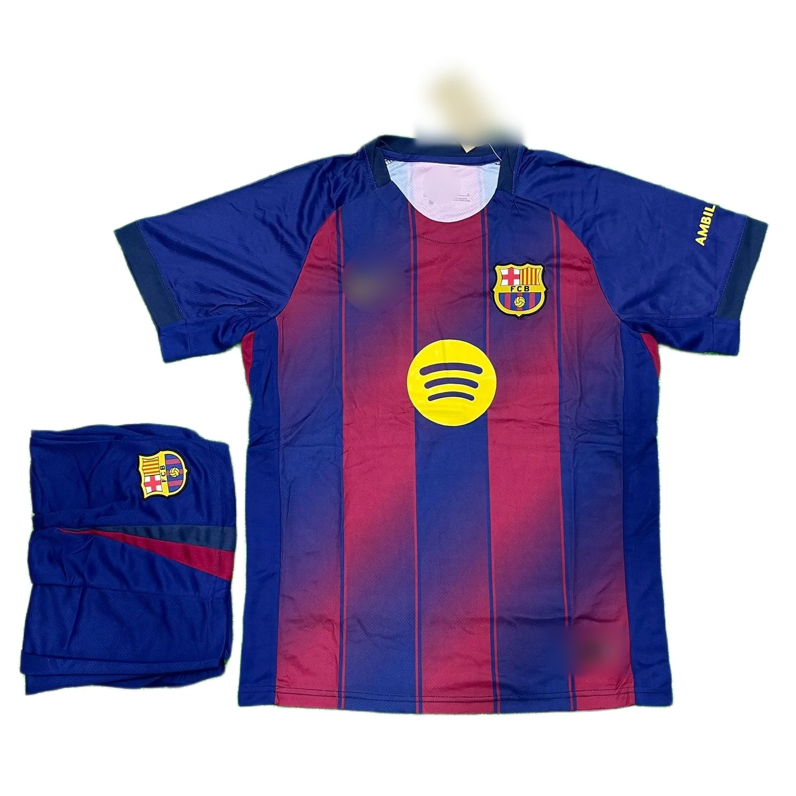 Barcelona Home 2025/26 Jersey (First Quality Set) With Shorts