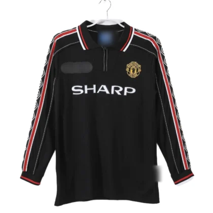 retro1998 99 manchester united third long sleeve (retro fan version)