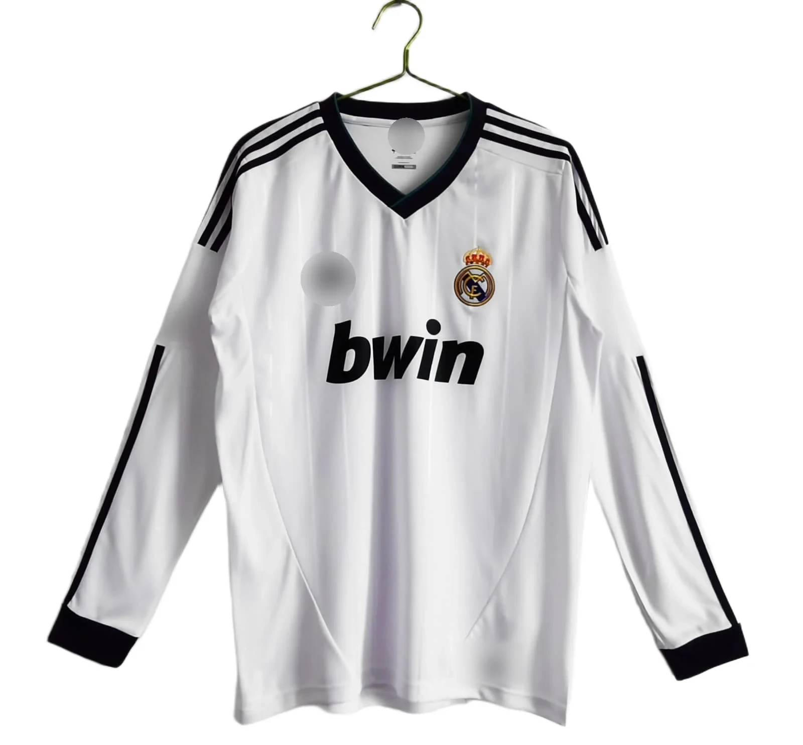 Real Madrid 2012/13 Home Full Sleeve Jersey (Retro Fan Version)