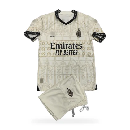 AC Milan x Pleasures Fourth Jersey 2023/24 (First Quality Set) With Shorts