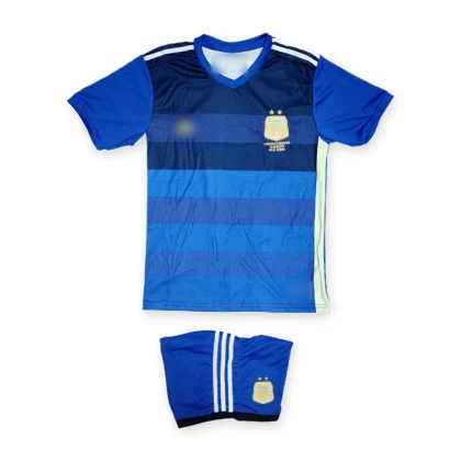 Argentina 2014 World Cup Final Away Retro Jersey (First Quality Set) With Shorts