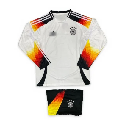 Germany Euro 2024 Home Long Sleeve Jersey Set