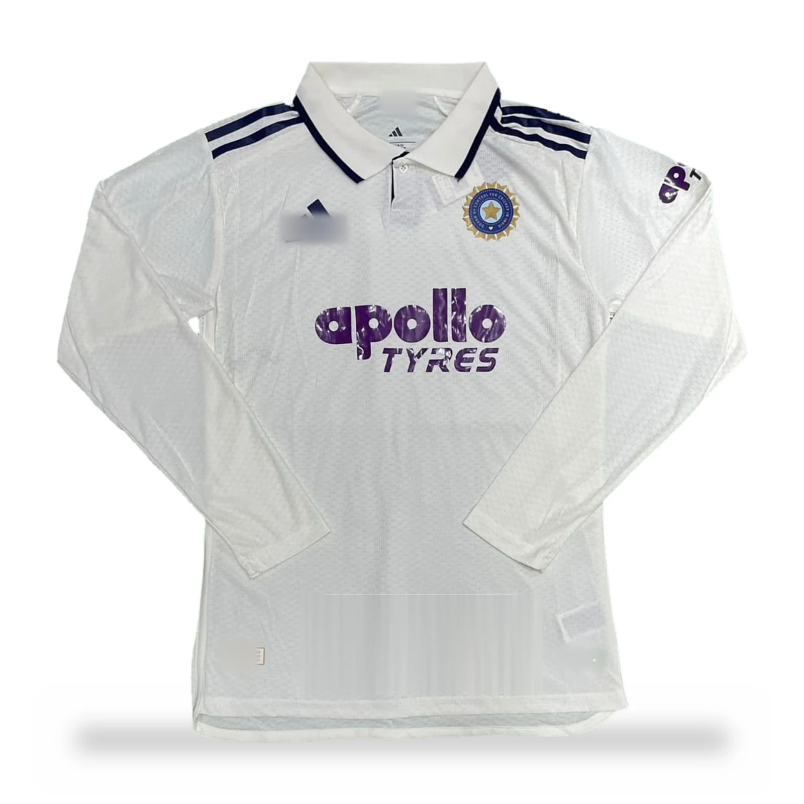India Test Cricket 2026 White Full Sleeves (Player Version)
