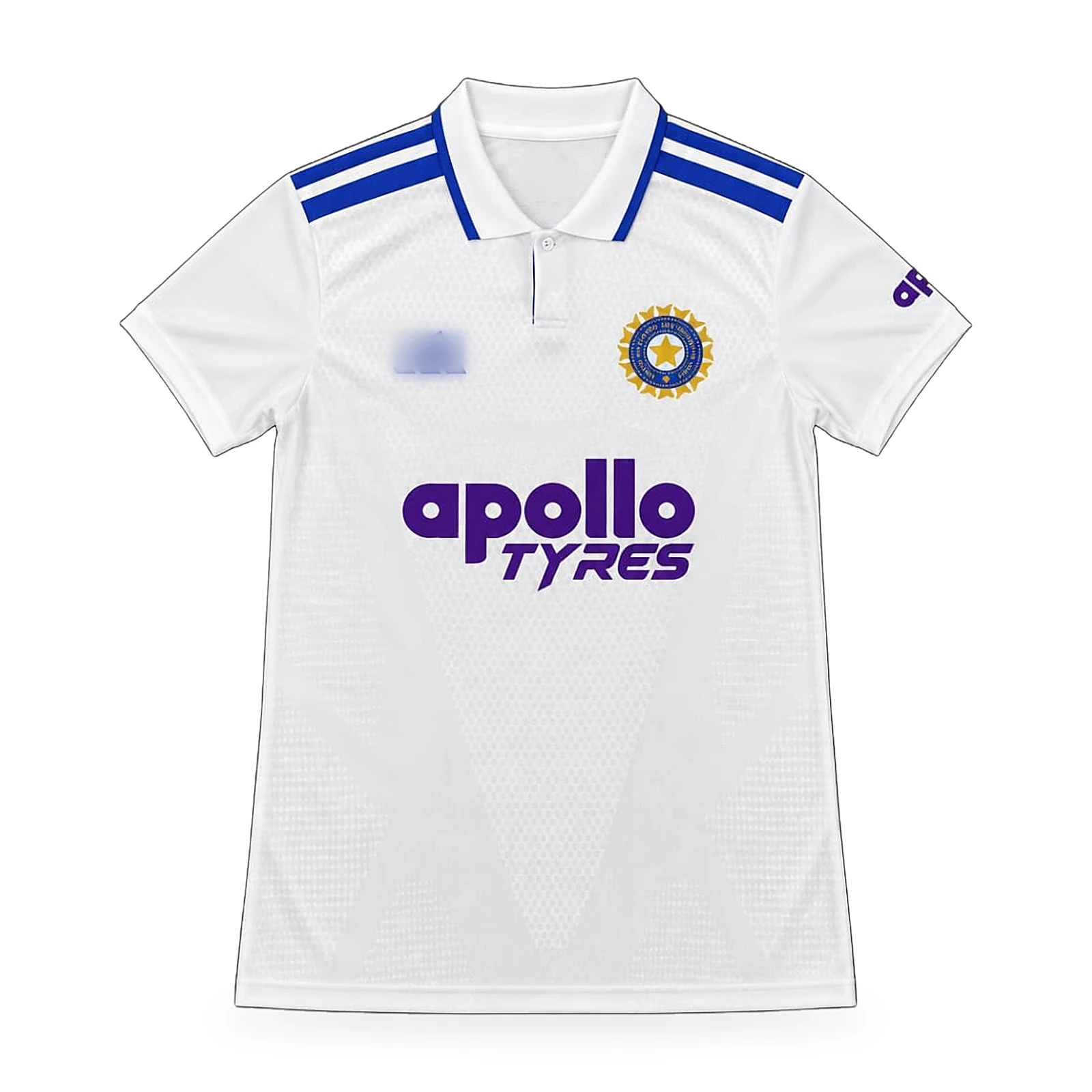 India Test Cricket White Jersey 2026 (Player Version)