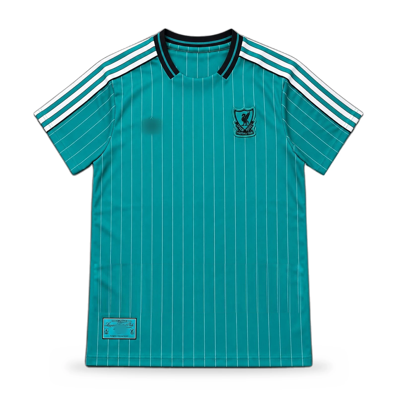 Liverpool Teal Pinstripe Jersey (Player Version)