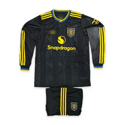 Manchester United 2025/26 Third Long Sleeve Jersey Set