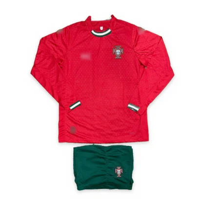 Portugal 2025/26 Home Long Sleeve Jersey Set