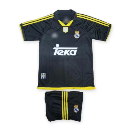 Real Madrid 1999/2000 Away Retro Jersey (First Quality Set) With Shorts