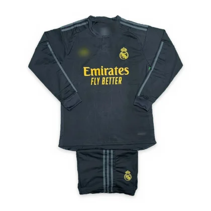 Real Madrid 2023/24 Third Long Sleeve Jersey Set