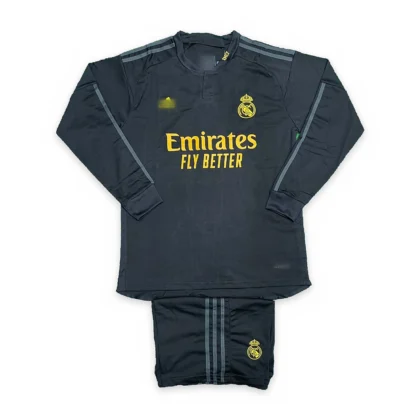 Real Madrid 2023/24 Third Long Sleeve Jersey Set