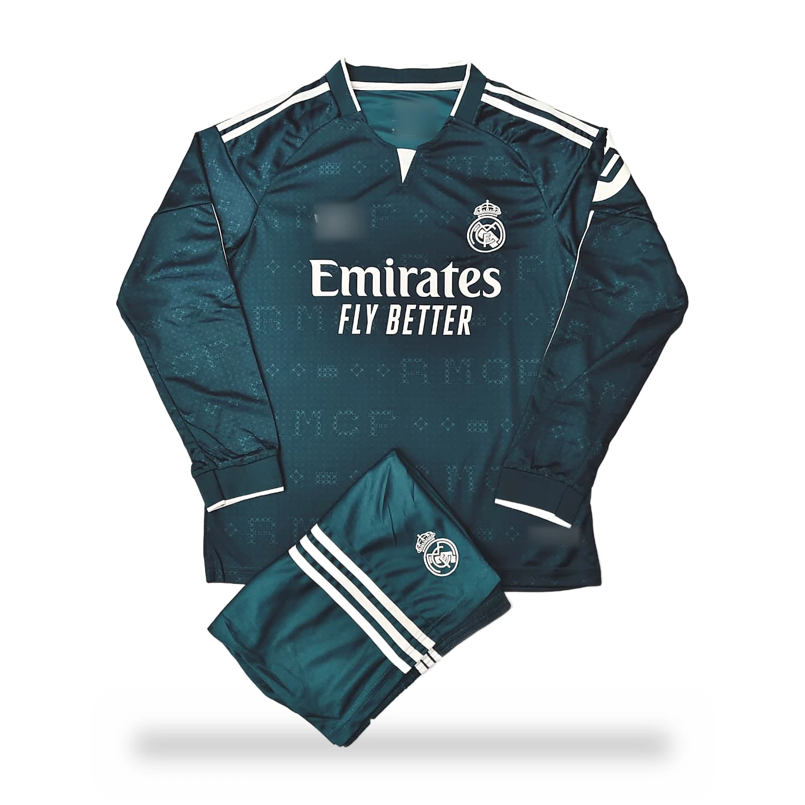 Real Madrid 2026/27 Away Long Sleeve (First Quality Set) With Shorts