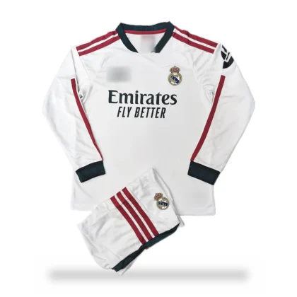 Real Madrid 2026/27 Home Long Sleeve (First Quality Set) With Shorts